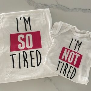 Momma and baby matching shirts